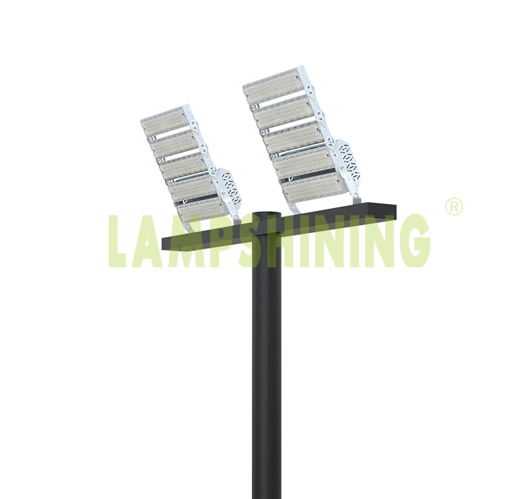 1000W Aluminum 5 Module LED Sport Light Fixtures, Outdoor 20Kg IP66 Waterproof 100-277V Arean Light