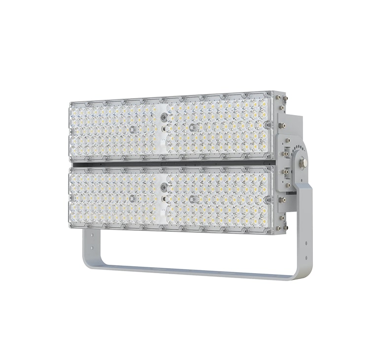 400W 72000Lm 180Lm/W LED Lights, Folding Aluminum Fin High Mast, High Pole, Flood Light