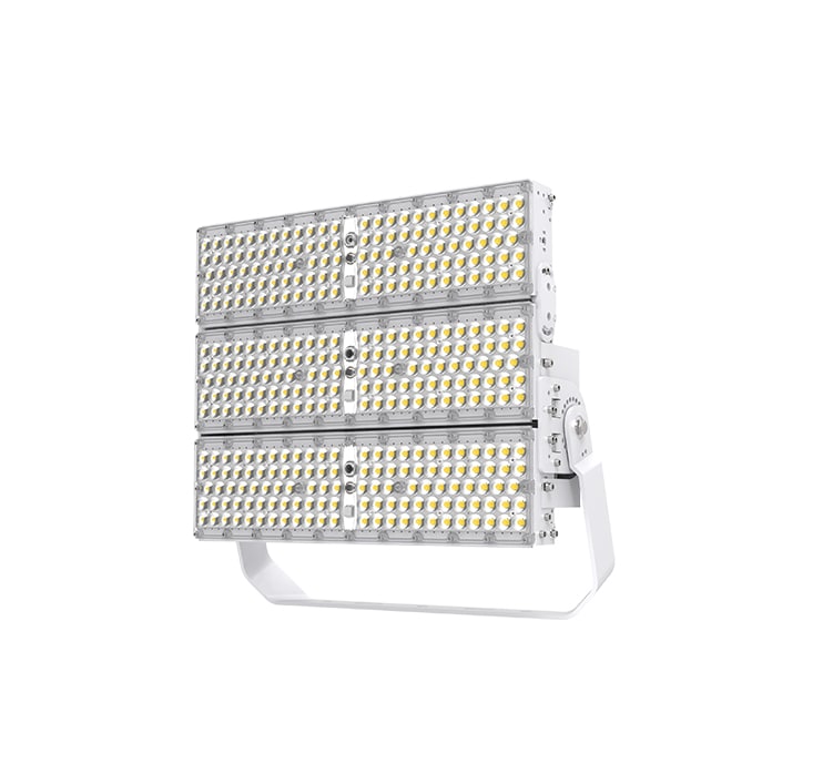 600W LED Flood Light 190Lm/W, Aluminum 3 Module 4000K 5000K Easy to assemble Waterproof Outdoor Pole Light