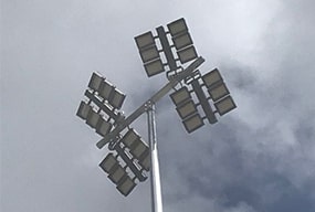 Case of 16pcs 1800W Dragonfly LED High Mast Light for Football training ground Lighting